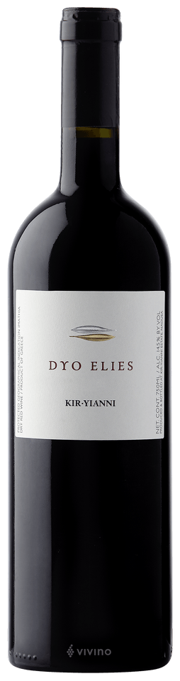 Kir Yianni Dyo Elies - Syrah, Merlot, Xinomavro (2017)